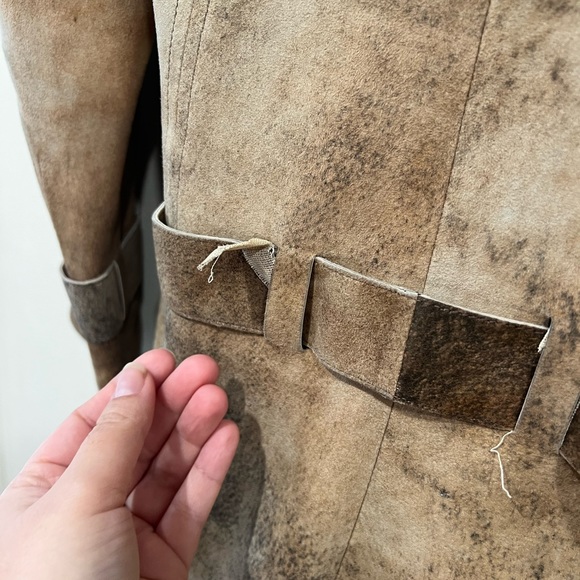 Horsehide distressed leather vintage jacket - Picture 4 of 7